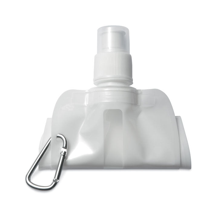 Promotional Foldable water bottle | Roll up Eco Bottle with Carabiner