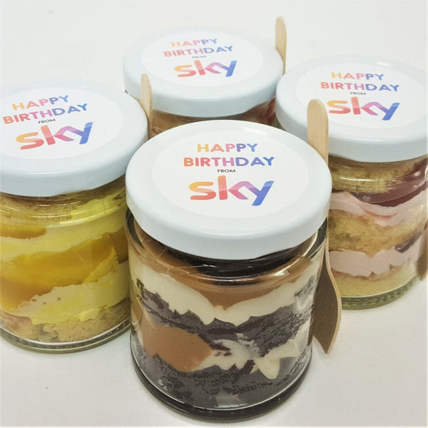 Branded 4 Cake Jars (Mixed Pack)