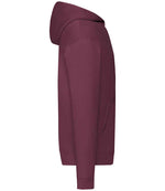 Fruit of the Loom Classic Zip Hooded Sweatshirt Burgundy