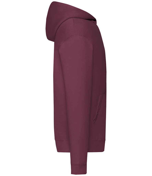 Fruit of the Loom Classic Zip Hooded Sweatshirt Burgundy