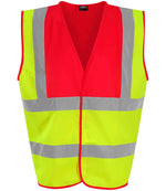 Pro RTX High Visibility Waistcoat Yellow/Red