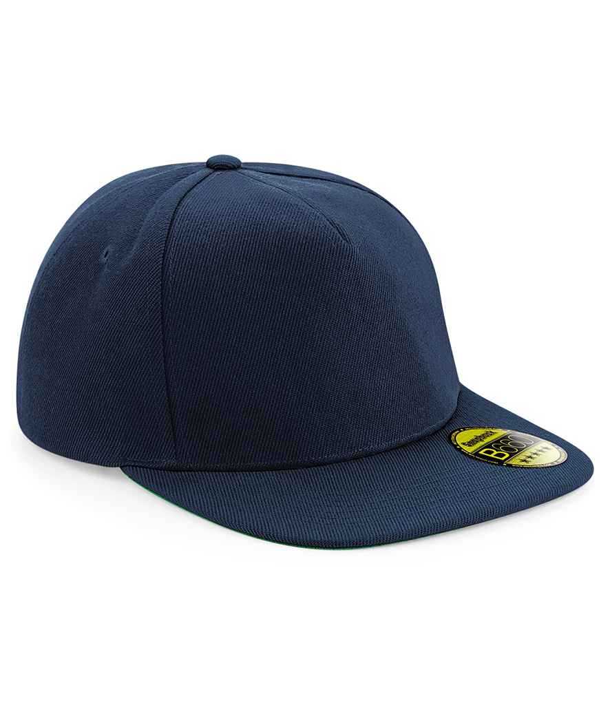 Branded Beechfield Original Flat Peak Snapback Cap