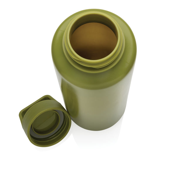 Branded RCS certified recycled PP water bottle with handle