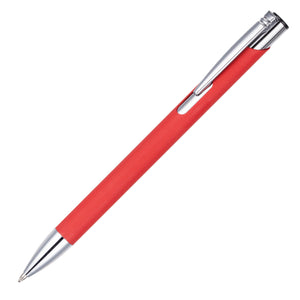 MOLE-MATE ball pen with chrome trim Red