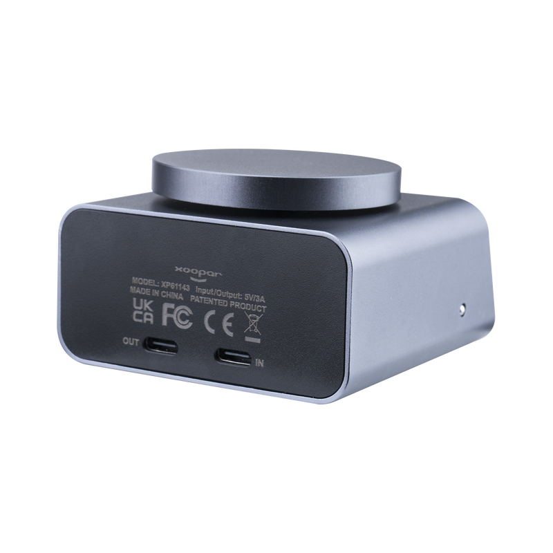 Xoopar REDDI Travel Alarm clock with BT