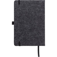 Treworgie RPET felt notebook (A5)