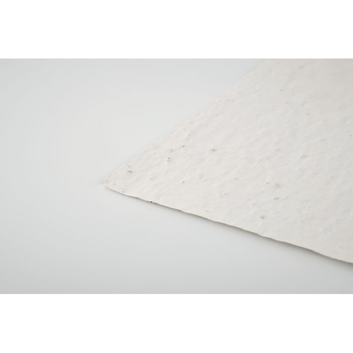 Branded A6 wildflower seed paper sheet