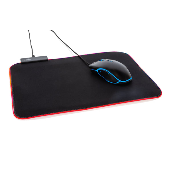 Branded RGB gaming mousepad