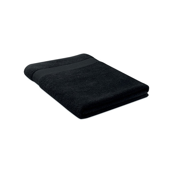 Towel organic cotton 180x100cm Black