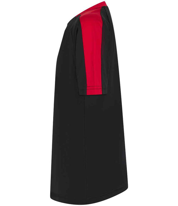 Finden + Hales Kids Team T-Shirt Black/Red