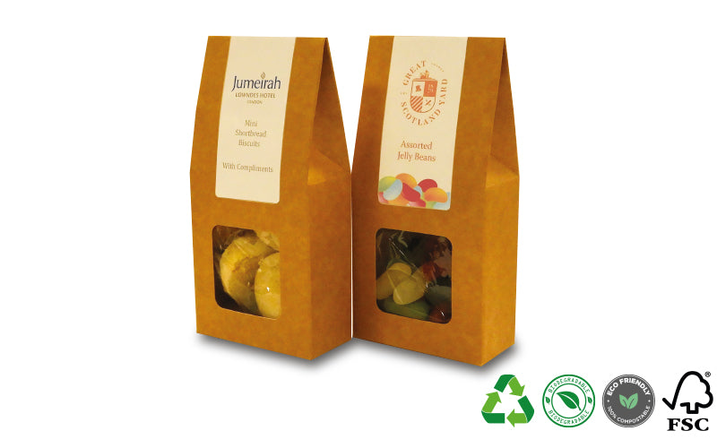 Kraft Satchel Box of Vegan Fizzy Mix