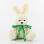 Bow Animal 15cm Rabbit, Cream