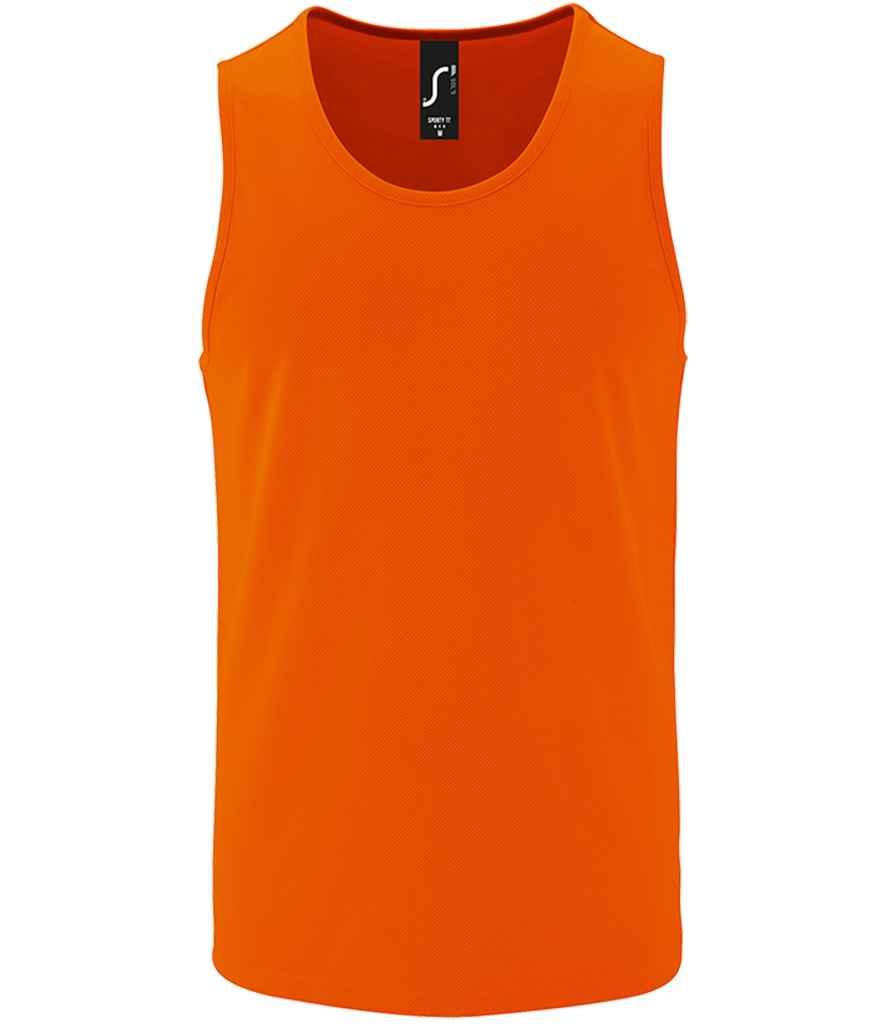 SOL'S Sporty Performance Tank Top Neon Orange