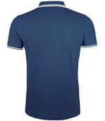 SOL'S Pasadena Tipped Cotton Piqué Polo Shirt French Navy/White