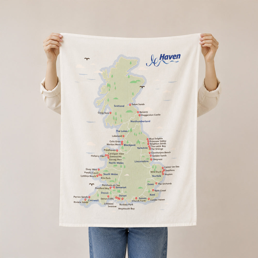 Full Colour Printed Tea Towel