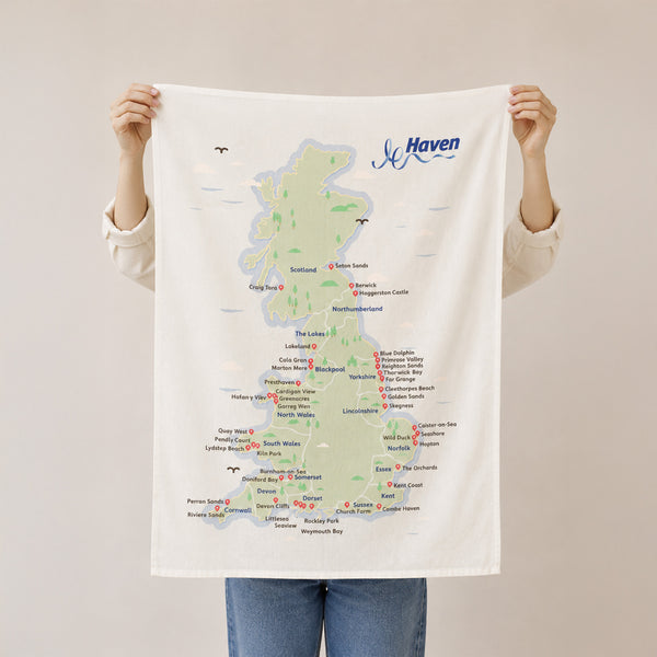 Full Colour Printed Tea Towel