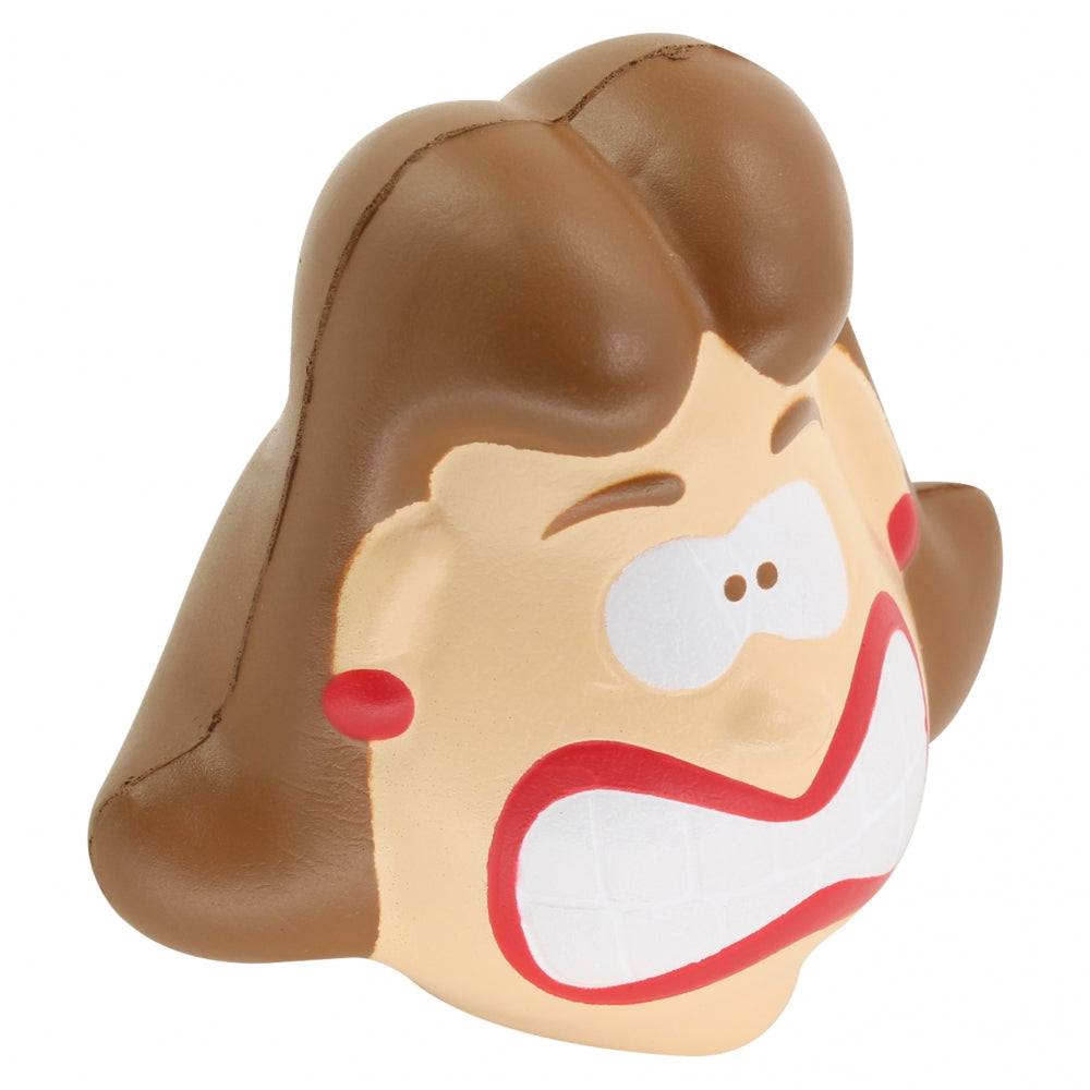 Stress Crazy Face Female