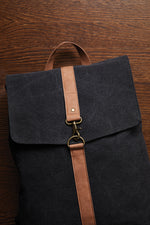 Branded VINGA Bosler backpack GRS recycled canvas