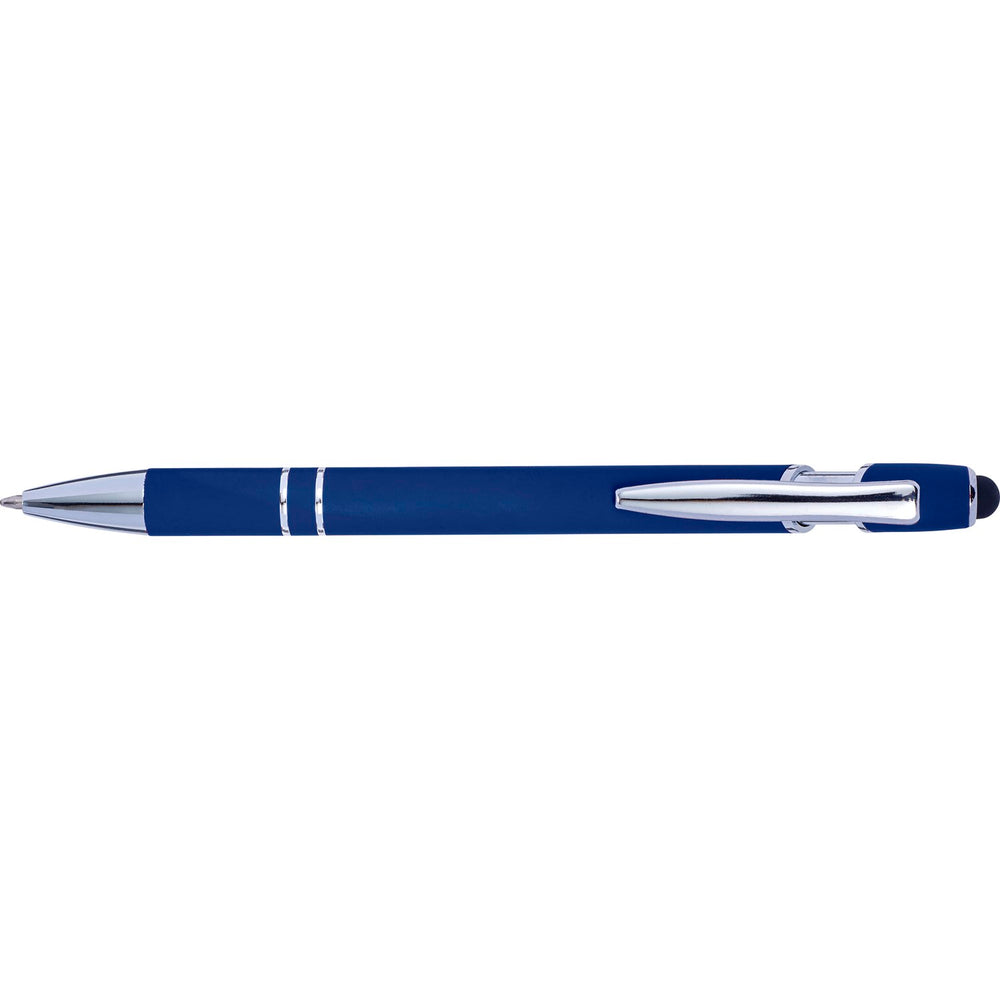 Branded Rind Ballpen with rubber finish