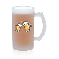 Frosted Glass Beer Stein