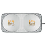 Foldable sun car visor