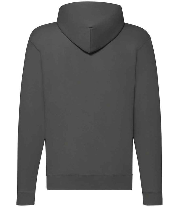 Fruit of the Loom Classic Zip Hooded Sweatshirt Light Graphite