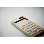 Branded 12 digit bamboo calculator