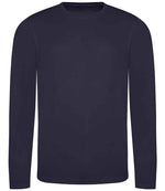 AWDis Cool Long Sleeve Wicking T-Shirt French Navy