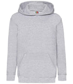 Fruit of the Loom Kids Classic Hooded Sweatshirt Heather Grey