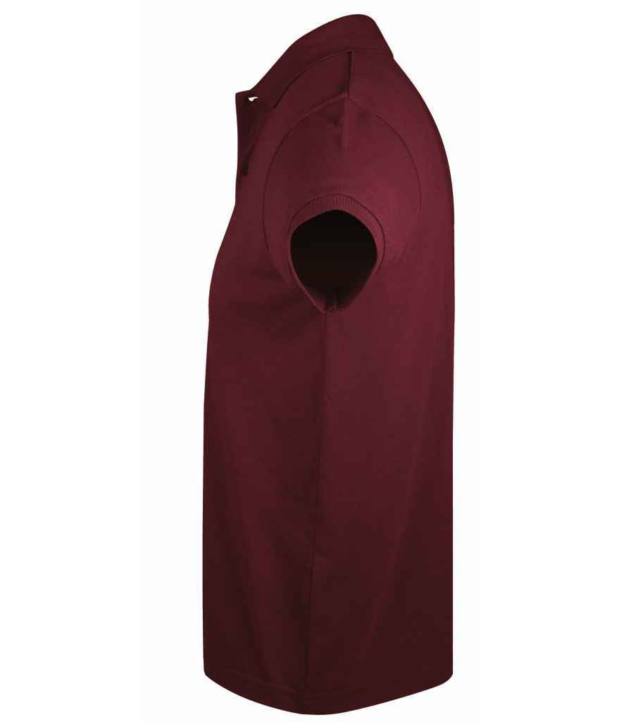 SOL'S Prime Poly/Cotton Piqué Polo Shirt Burgundy