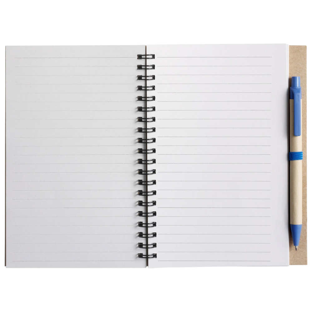 Branded Smithen Cardboard notebook with ballpen
