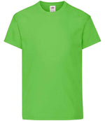 Fruit of the Loom Kids Original T-Shirt Lime Green
