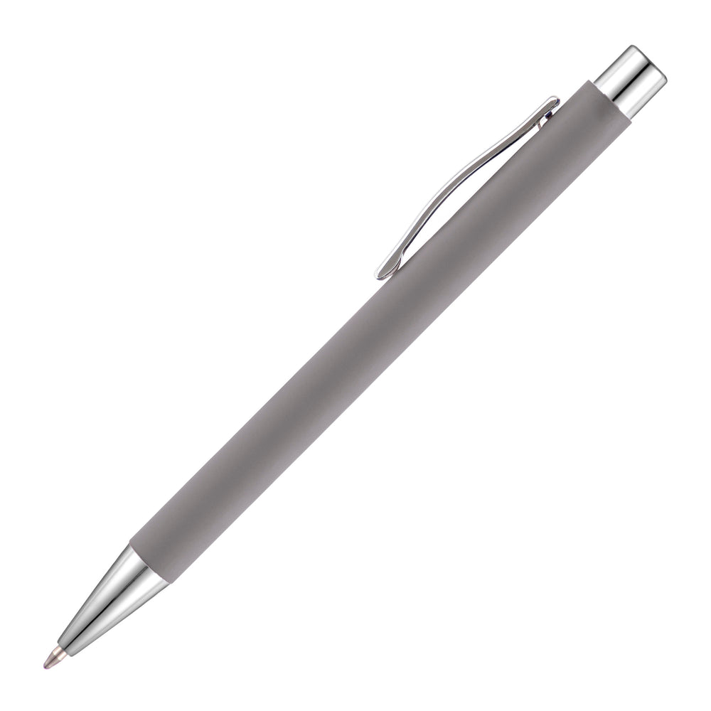TRAVIS SOFT FEEL ball pen with chrome trim