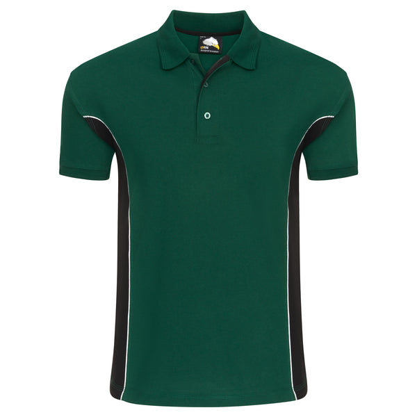 Orn Silverswift Two Tone Poloshirt Bottle/Black