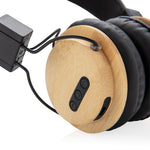 Branded Bamboo wireless headphone