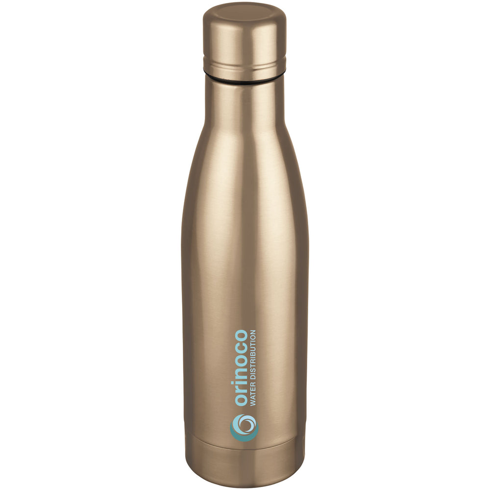 Branded Vasa 500 ml copper vacuum insulated water bottle