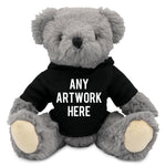 Branded Black Hoodie Bear