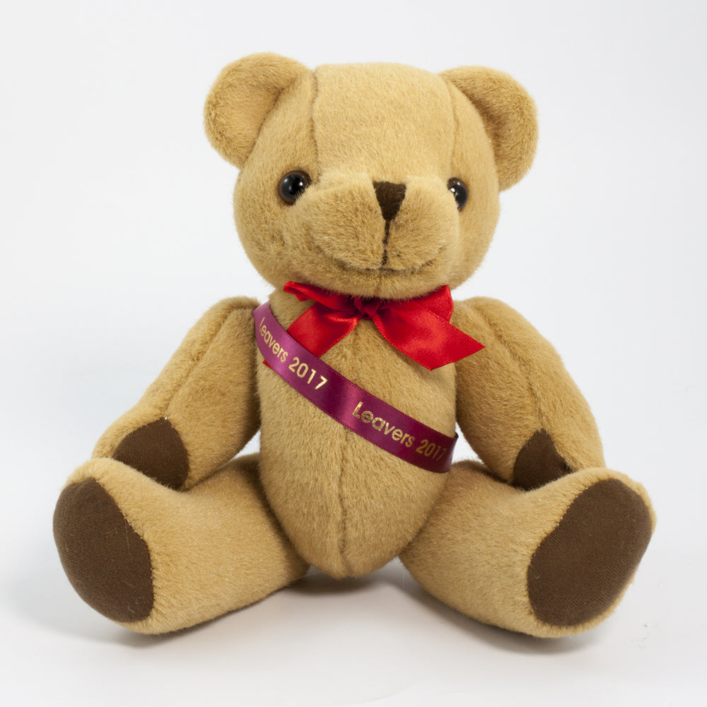 Sash Bear II 30cm Honey Jointed Bear