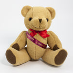 Sash Bear II 30cm Honey Jointed Bear