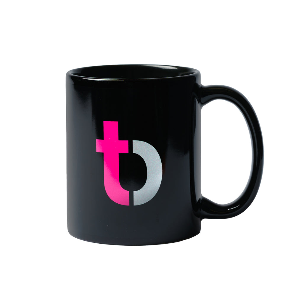 11oz Black Panel Mug