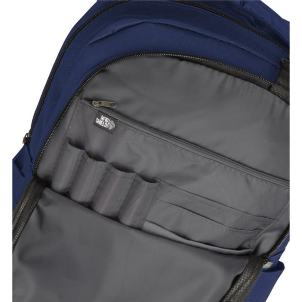 Branded Vault RFID 15" laptop backpack 16L
