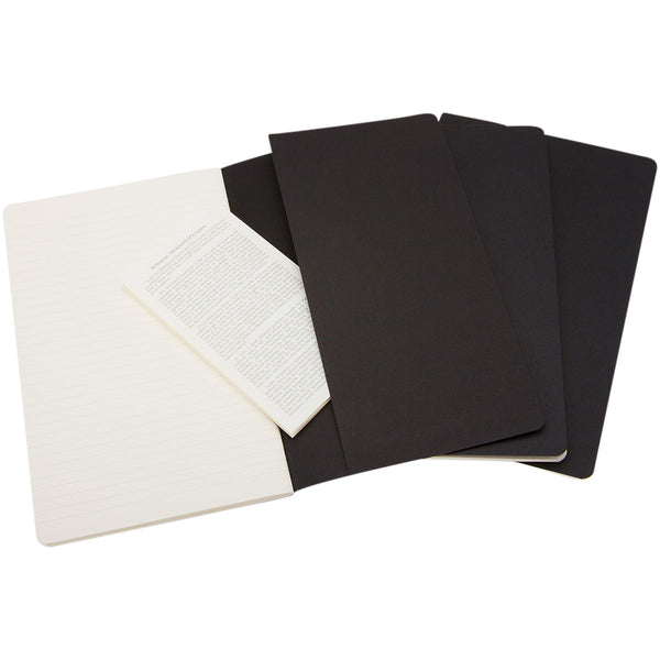 Moleskine Cahier Pocket Ruled Journal Black