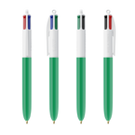 BIC® 4 Colours ballpen White/Green