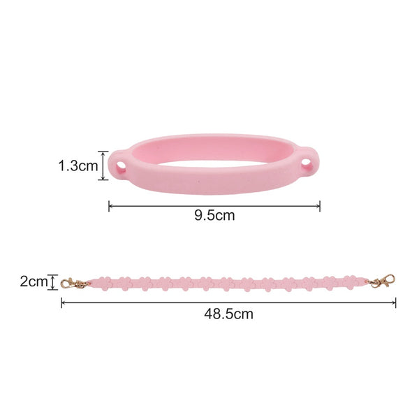 Silicone Flower Tumbler Strap