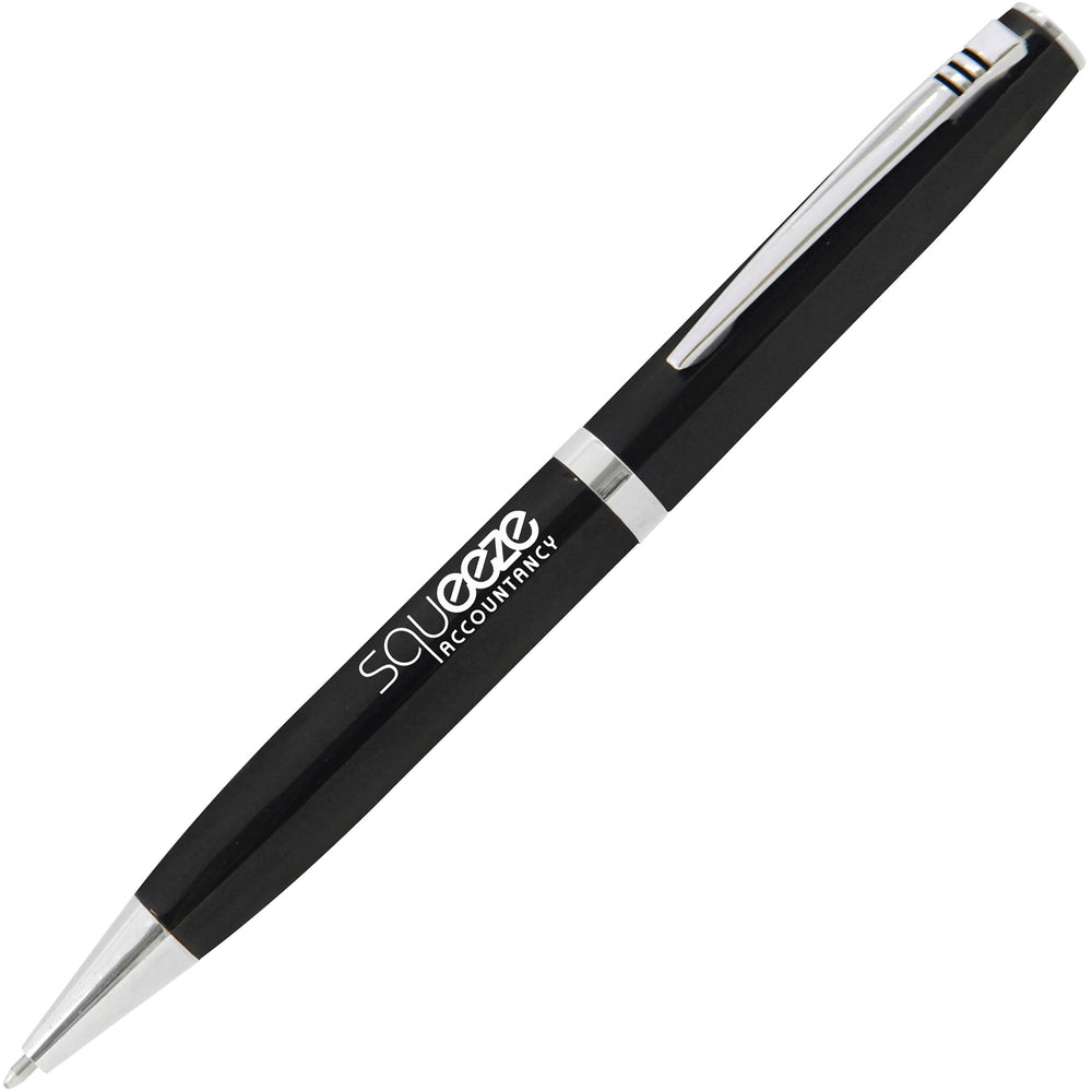 Branded PACER ball pen with chrome trim