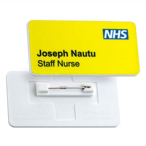 Antimicrobial Name Badges