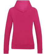 AWDis Ladies College Hoodie Hot Pink