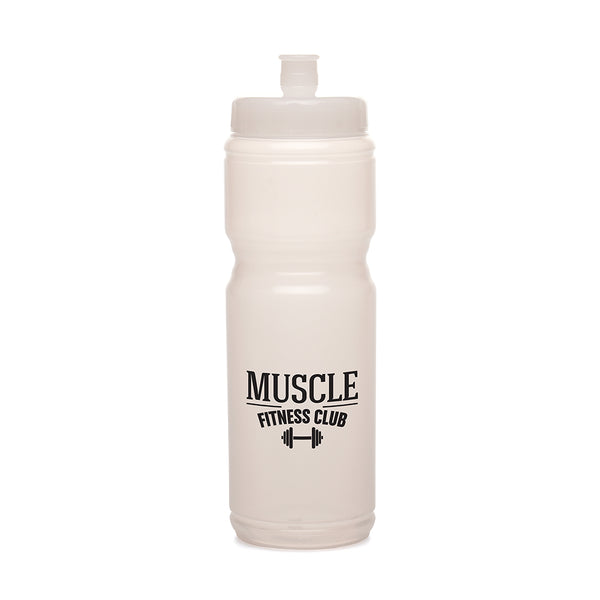 'Britannia' 750ml TRANSLUCENT LDPE plastic Water Bottle. UK made. - 80
