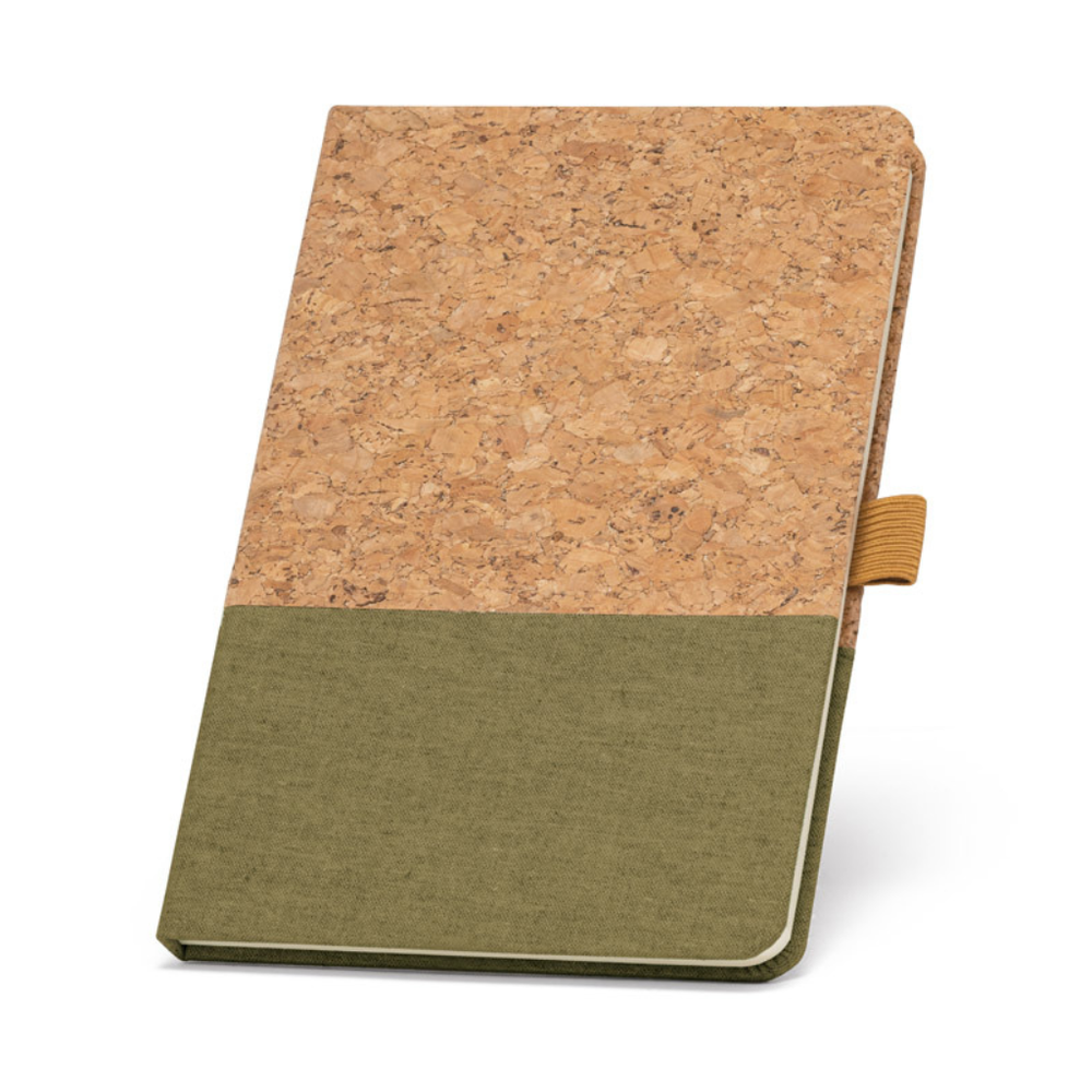 Klee A5 Cork and Linen Notebook Blue