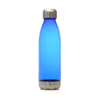 Revive 650ml plastic drinks bottle Silver lid and base